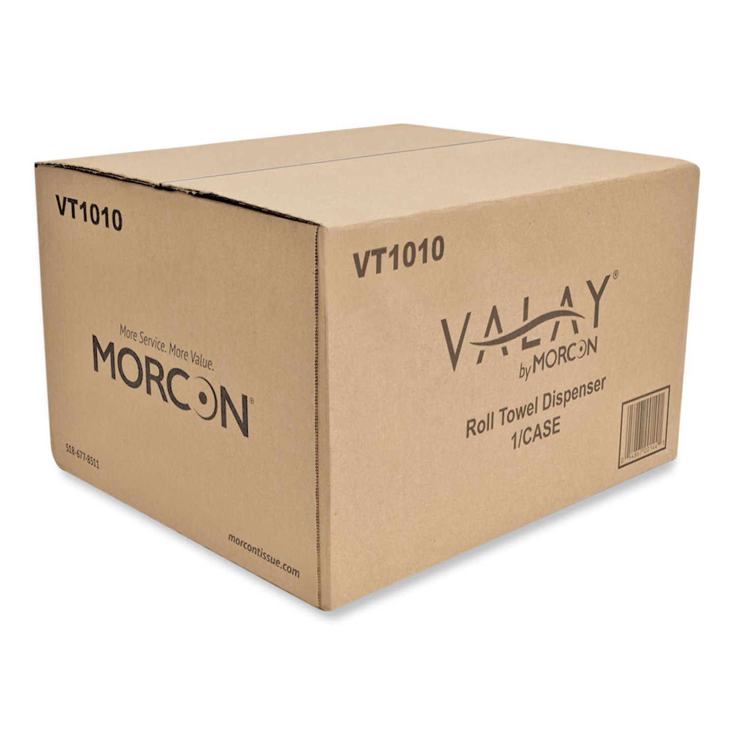 Morcon Paper Valay 10 Inch Roll Towel Dispenser, 13.25 x 9 x 14.25, Black (VT1010)