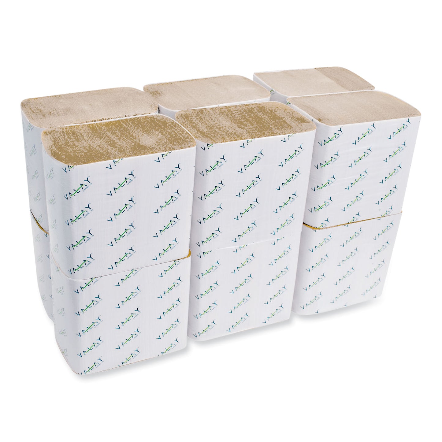 Morcon Paper Valay Interfolded Napkins, 1-Ply, 6.3 x 8.85, Kraft, 6,000/Carton (5050VN)