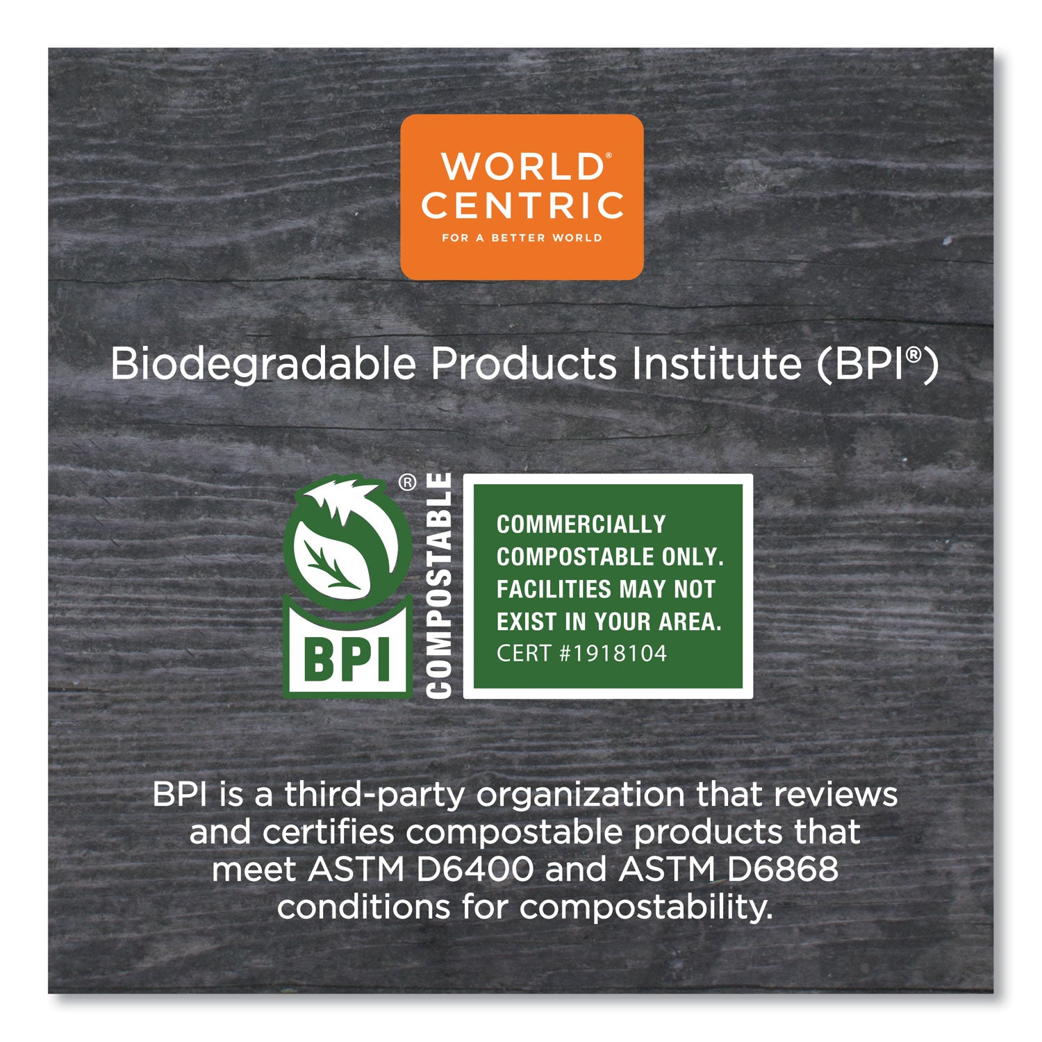 World Centric TPLA Compostable Cutlery, Fork, 6.3", White, 1,000/Carton (FOPS6)