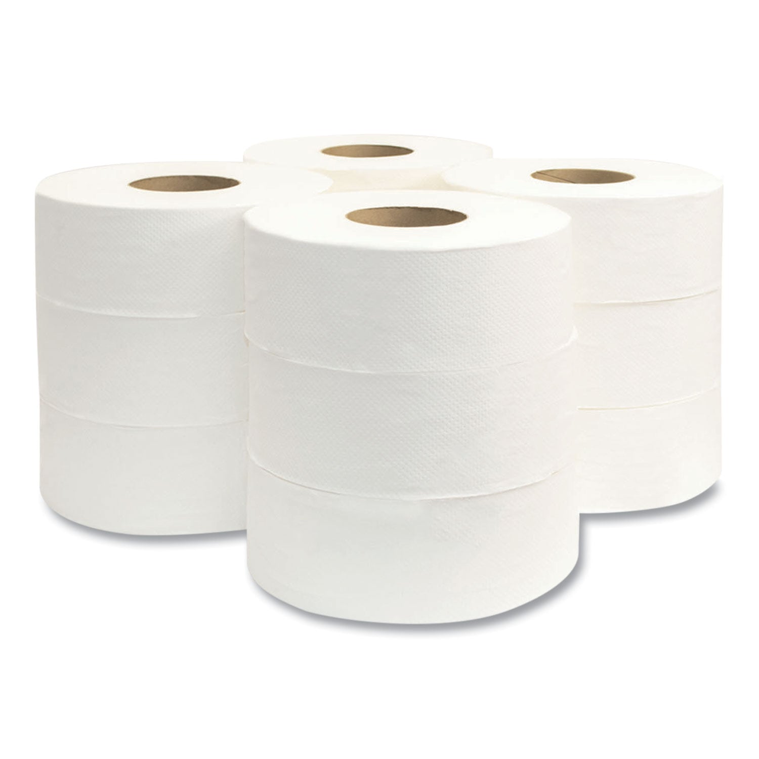 Morcon Paper Jumbo Bath Tissue, Septic Safe, 2-Ply, White, 3.3" x 700 ft, 12 Rolls/Carton (29)