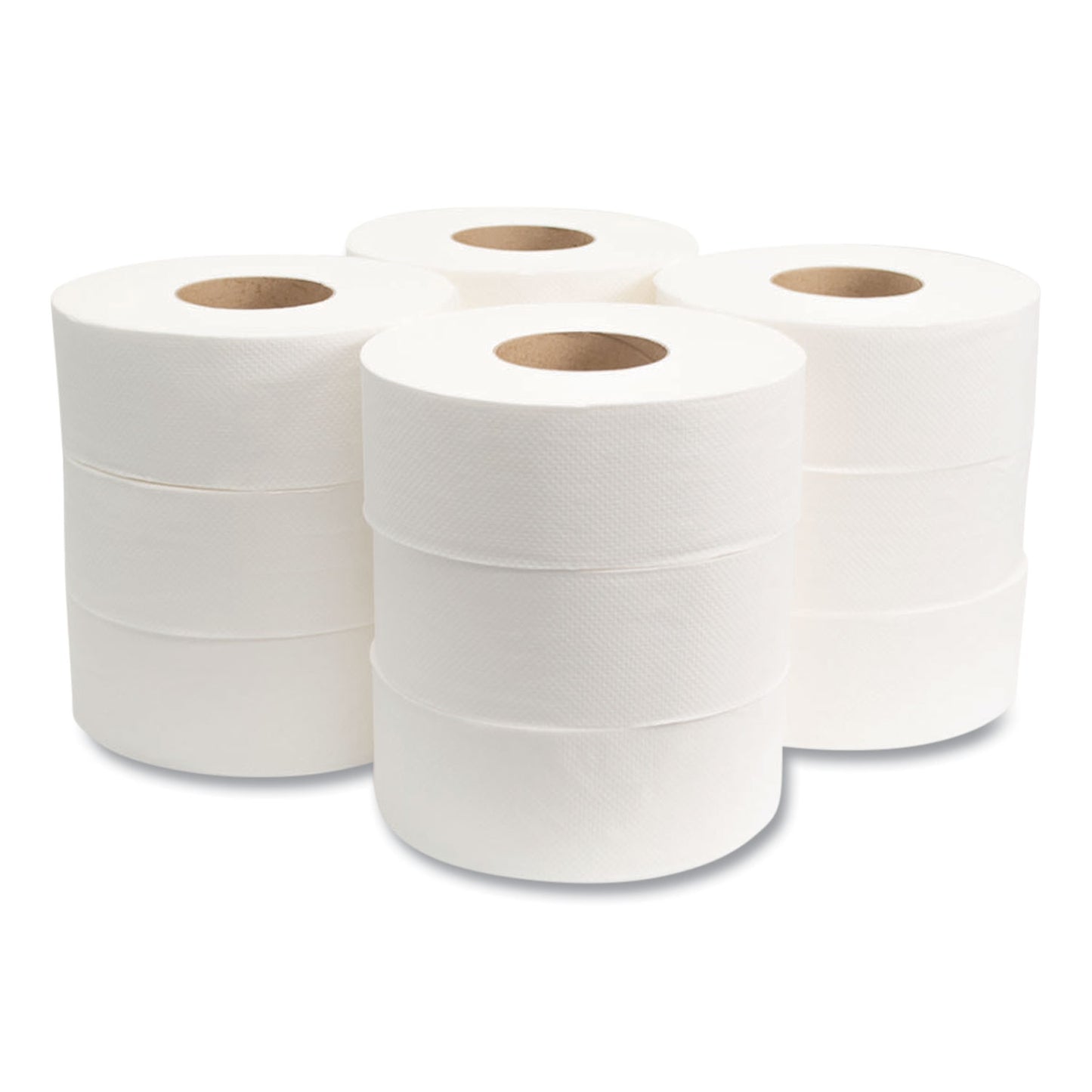 Morcon Paper Jumbo Bath Tissue, Septic Safe, 2-Ply, White, 3.3" x 500 ft, 12/Carton (129X)