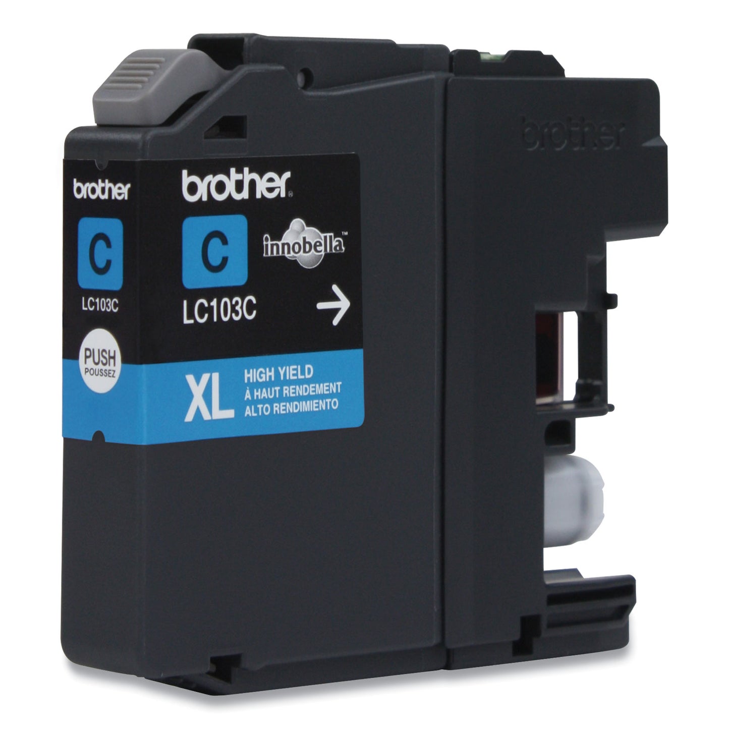 Brother LC103C Innobella High-Yield Ink, 600 Page-Yield, Cyan