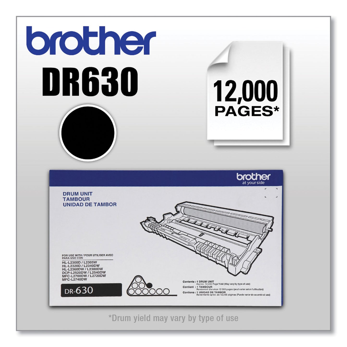 Brother High-yield TN660 and Drum Unit DR630 Bundle