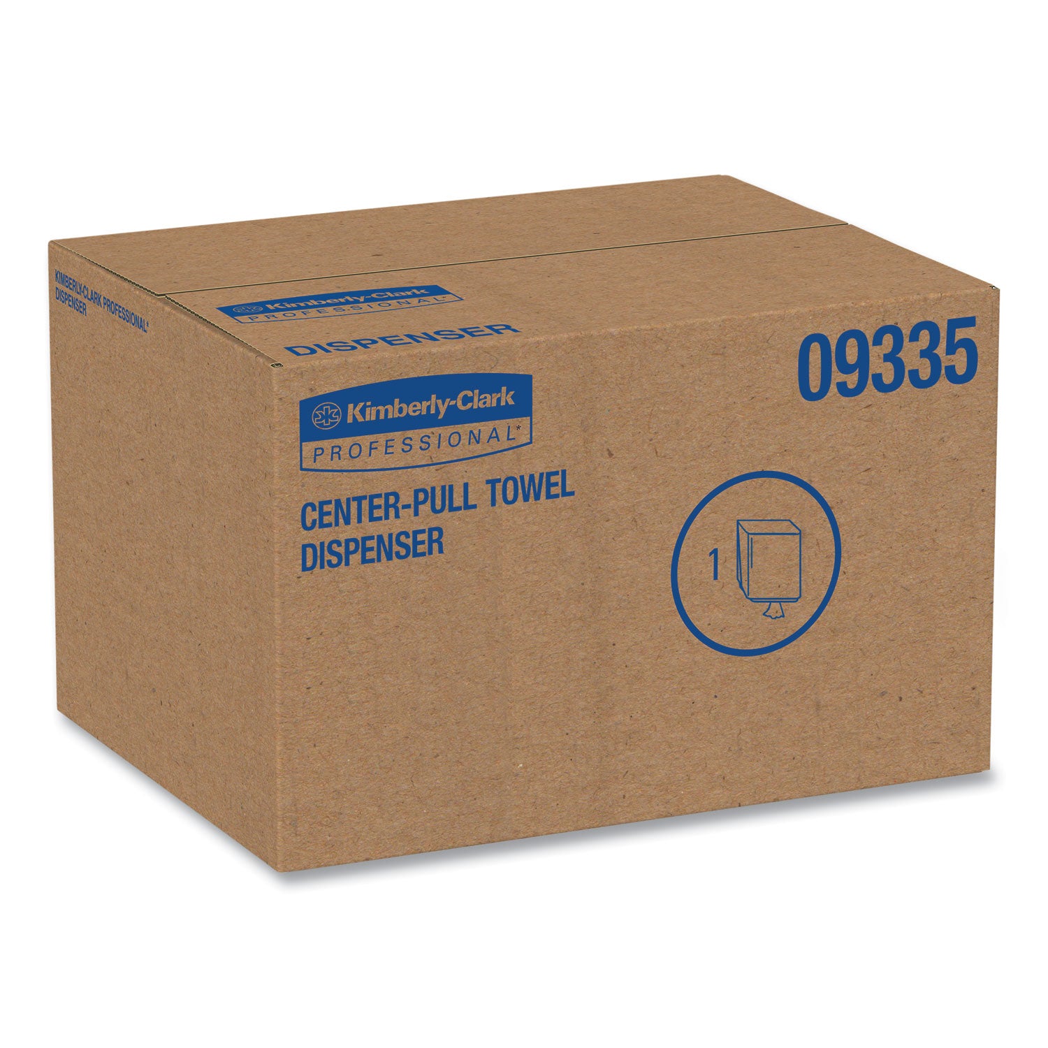 Kimberly-Clark In-Sight Sr. Center Pull Dispenser, 10.65 x 10 x 12.5, Smoke (09335)