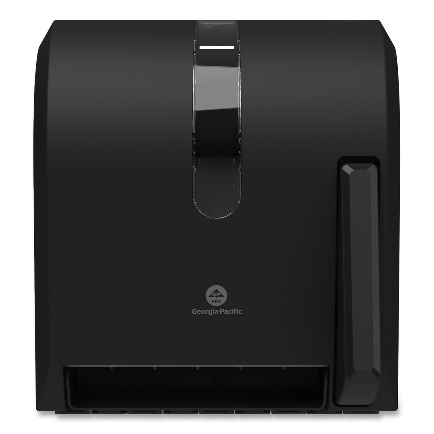 Georgia Pacific Professional Hygienic Push-Paddle Roll Towel Dispenser, 13 x 10 x 14.4, Black (54338A)