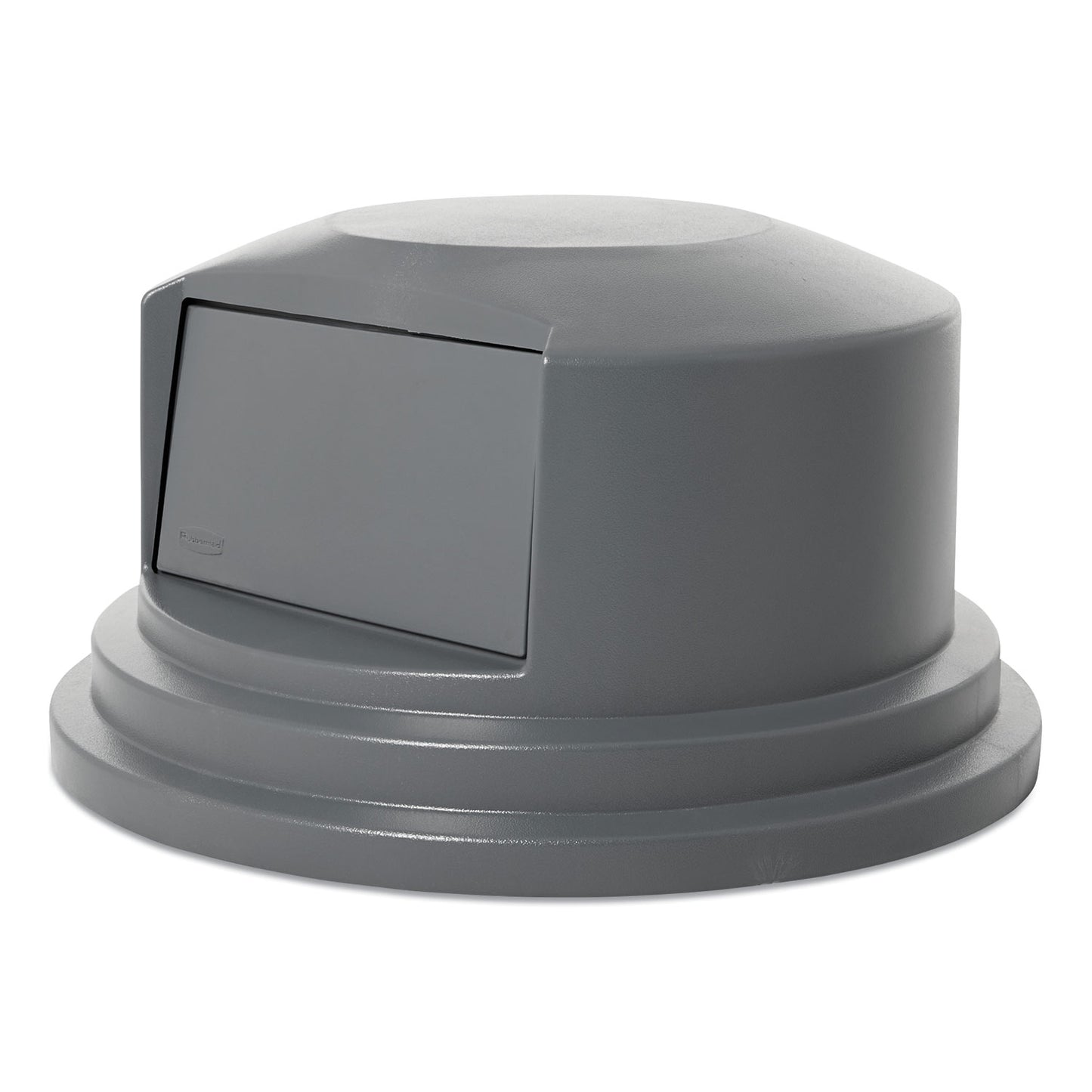 Rubbermaid Commercial Round BRUTE Dome Top Lid for 55 gal Waste Containers, 27.25" Diameter, Gray (265788GY)