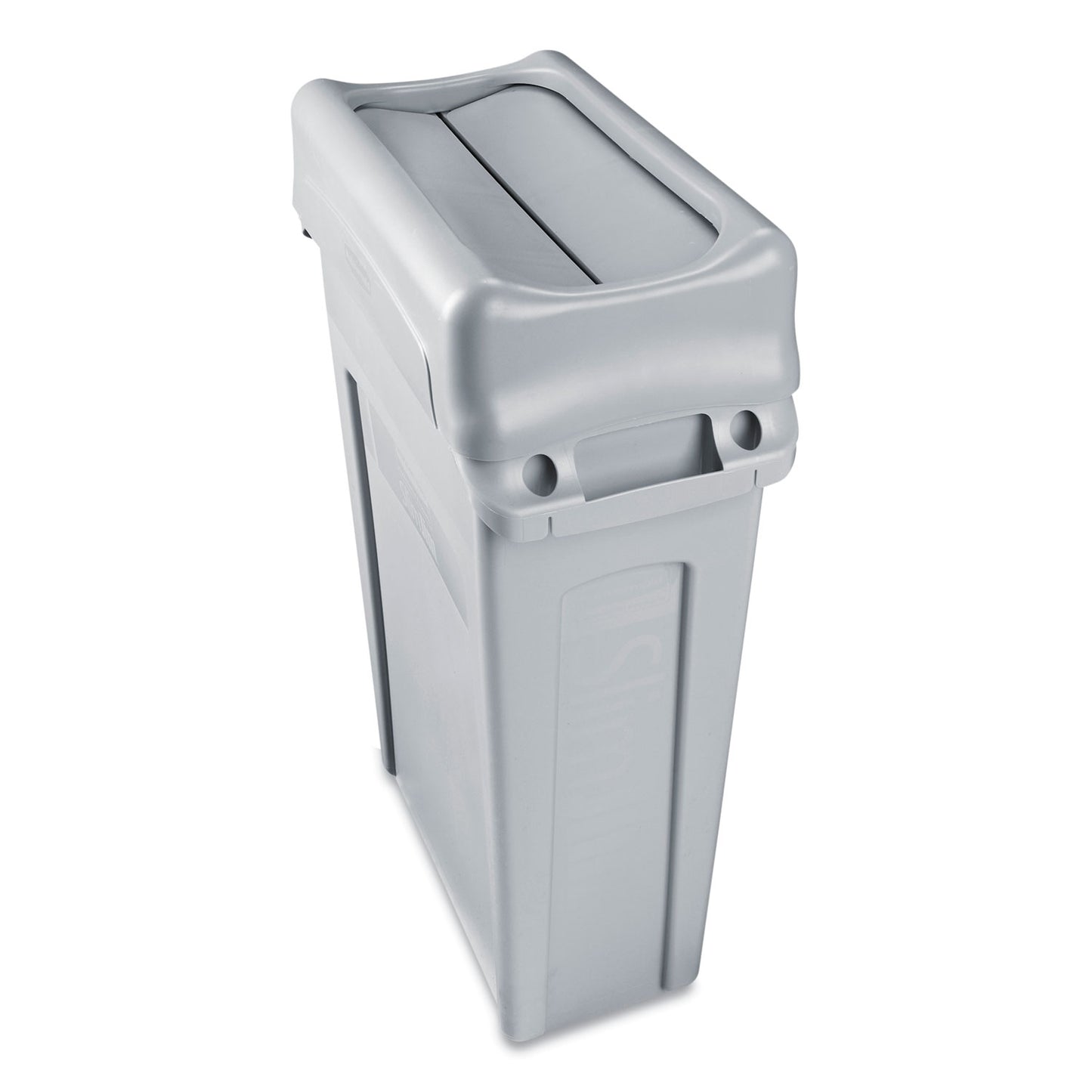 Rubbermaid Commercial Swing Lid for Slim Jim Waste Container, Gray (267360GY)