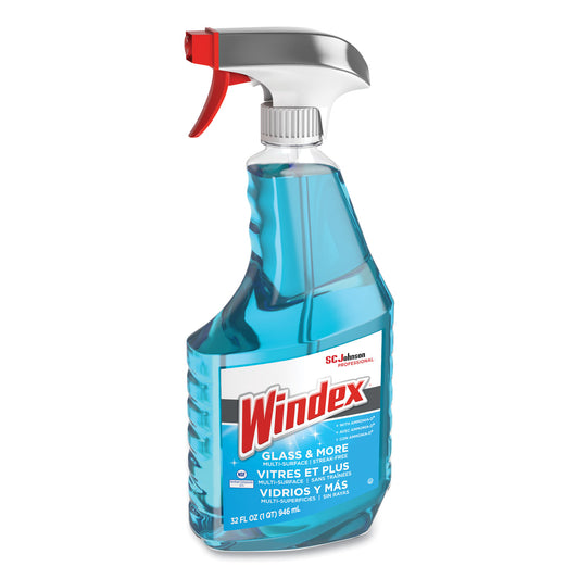 Windex Ammonia-D Glass Cleaner, Fresh, 32 oz Spray Bottle (322338EA)