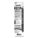 Sharpie S-Gel 0.7 mm Pen Refills, Medium 0.7 mm Bullet Tip, Black Ink, 2/Pack (2096168)