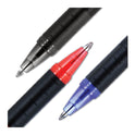 uni-ball Jetstream 101 Hybrid Gel Pen, Stick, Bold 1 mm, Black Ink, Black Barrel, Dozen (1768011)