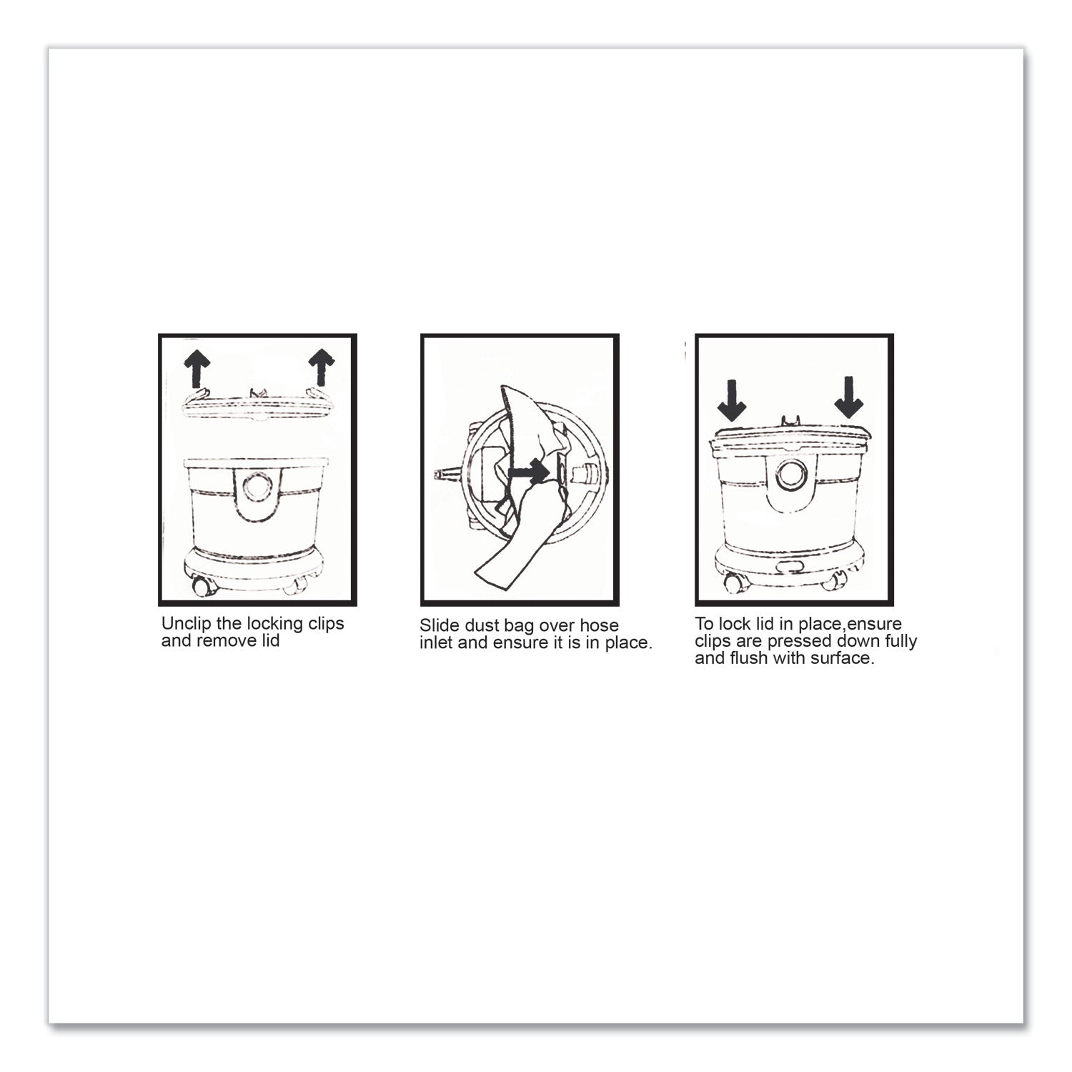 Hoover Disposable Vacuum Bags, HEPA CC1, 10/Pack (AH10363)