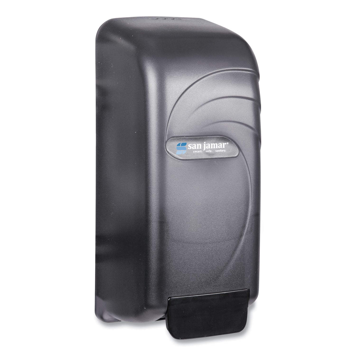 San Jamar Oceans Universal Liquid Soap Dispenser, 800 mL, 4.5 x 4.38 x 10.5, Black (S890TBK)