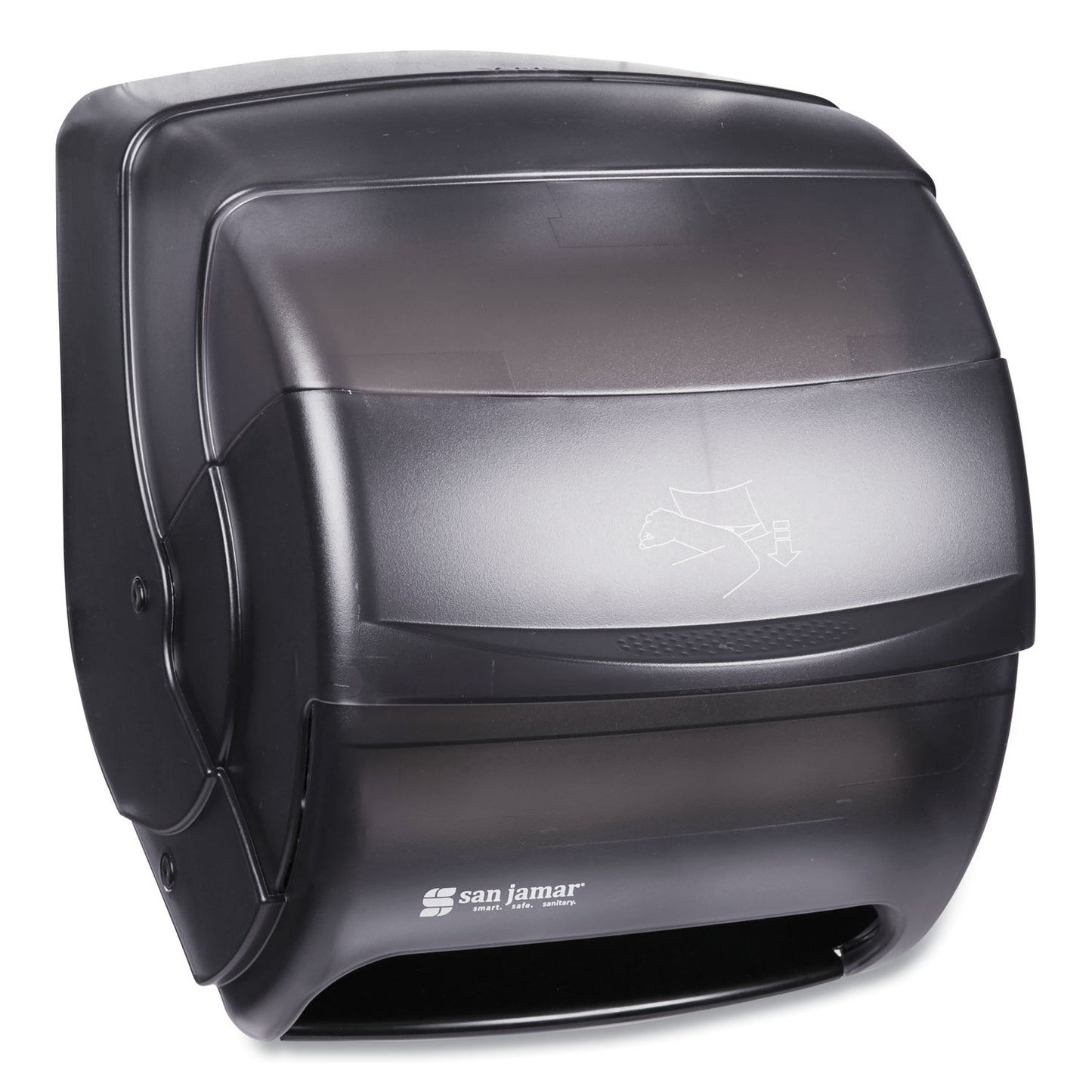 San Jamar Integra Lever Roll Towel Dispenser, 11.5 x 11.25 x 13.5, Black Pearl (T850TBK)