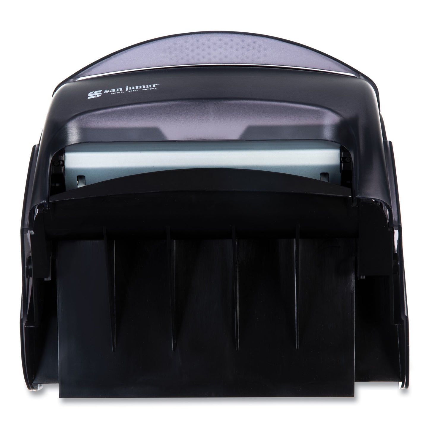 San Jamar Integra Lever Roll Towel Dispenser, 11.5 x 11.25 x 13.5, Black Pearl (T850TBK)