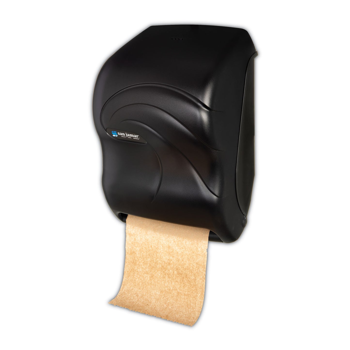 San Jamar Electronic Touchless Roll Towel Dispenser, 11.75 x 9 x 15.5, Black Pearl (T1390TBK)