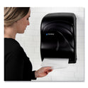 San Jamar Electronic Touchless Roll Towel Dispenser, 11.75 x 9 x 15.5, Black Pearl (T1390TBK)