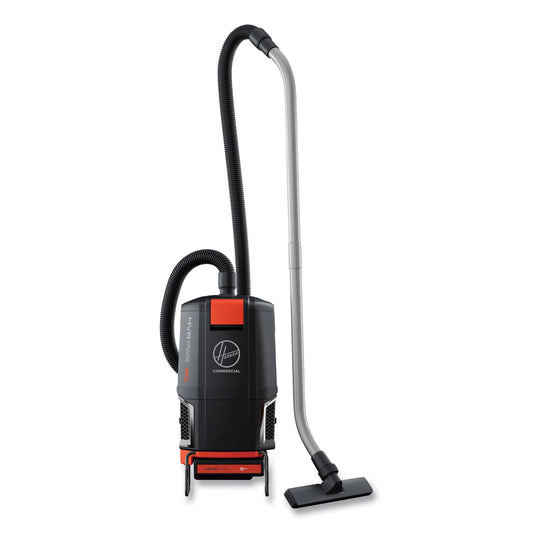 Hoover HVRPWR 40V Cordless Backpack Vacuum, Battery Sold Separately, 6 qt Tank Capacity, Black/Red (CH93619)