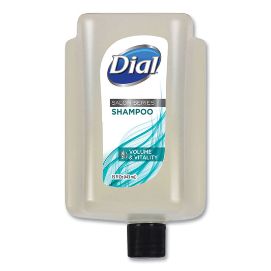 Dial Salon Series Shampoo for Versa Dispenser, Floral Scent, 15 oz, 6/Carton (98963)