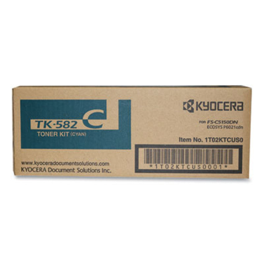 Kyocera TK-582C Cyan Toner Cartridge