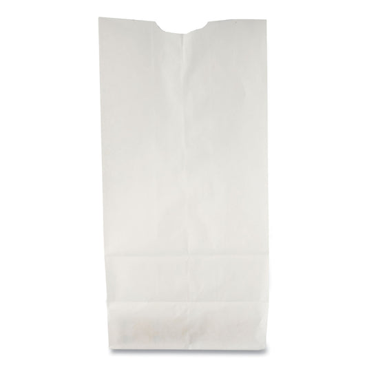 General Grocery Paper Bags, #6 Size, 6" x 3.63" x 11.06", White, 500/Bundle (GW6500)