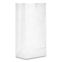 General Grocery Paper Bags, #8 Size, 6.13" x 4.17" x 12.44", White, 500/Bundle (GW8500)