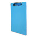 Saunders Acrylic Clipboard, 0.5" Clip Capacity, Holds 8.5 x 11 Sheets, Transparent Blue (21567)