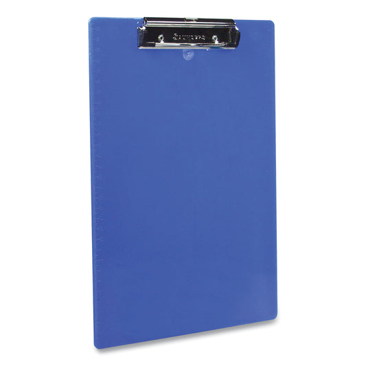 Saunders Recycled Plastic Clipboard, 0.5" Clip Capacity, Holds 8.5 x 11 Sheets, Cobalt (21582)