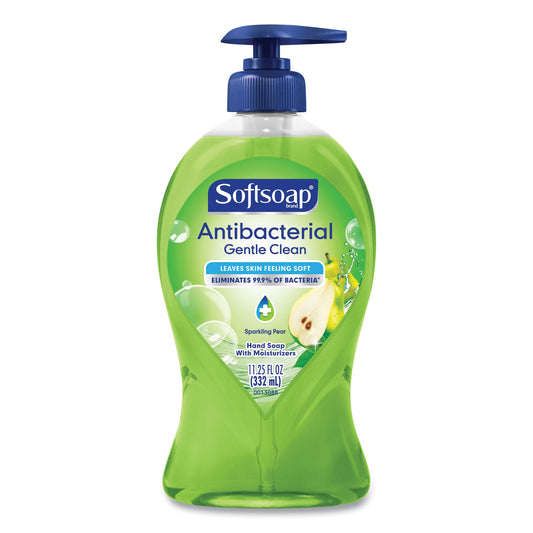 Softsoap Antibacterial Hand Soap, Pear Scent, 11.25 oz (98540EA)