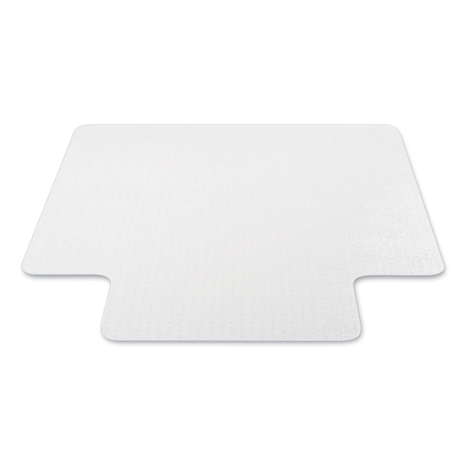 Deflecto Antimicrobial Chair Mat, Medium Pile Carpet, 48 x 36, Lipped, Clear (CM14112AM)