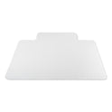 Deflecto Antimicrobial Chair Mat, Medium Pile Carpet, 48 x 36, Lipped, Clear (CM14112AM)