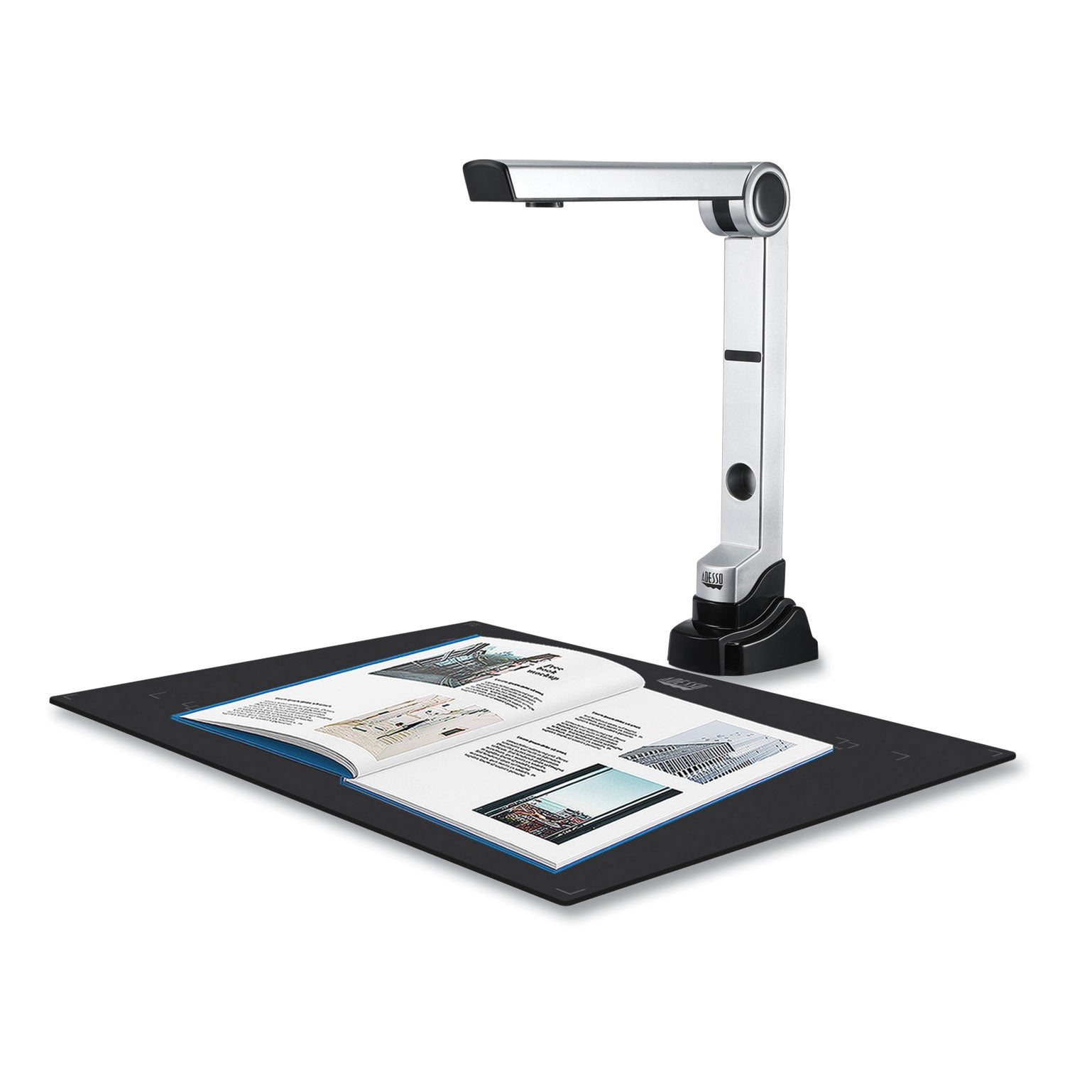 Adesso Cybertrack 510 Document Camera, 5 Mpixels, Silver (CYBERTRAK510)