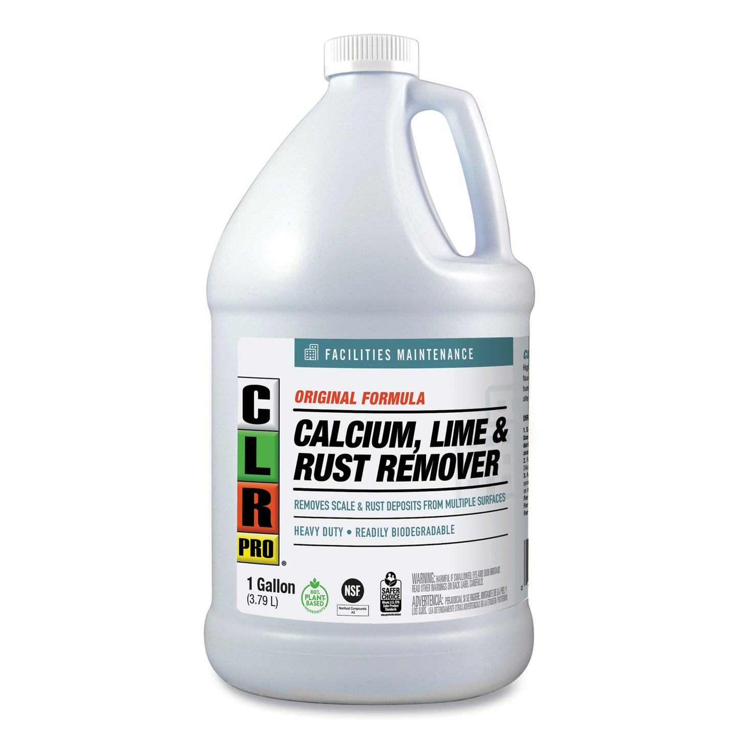 CLR PRO Calcium, Lime and Rust Remover, 1 gal Bottle (CL4PROEA)