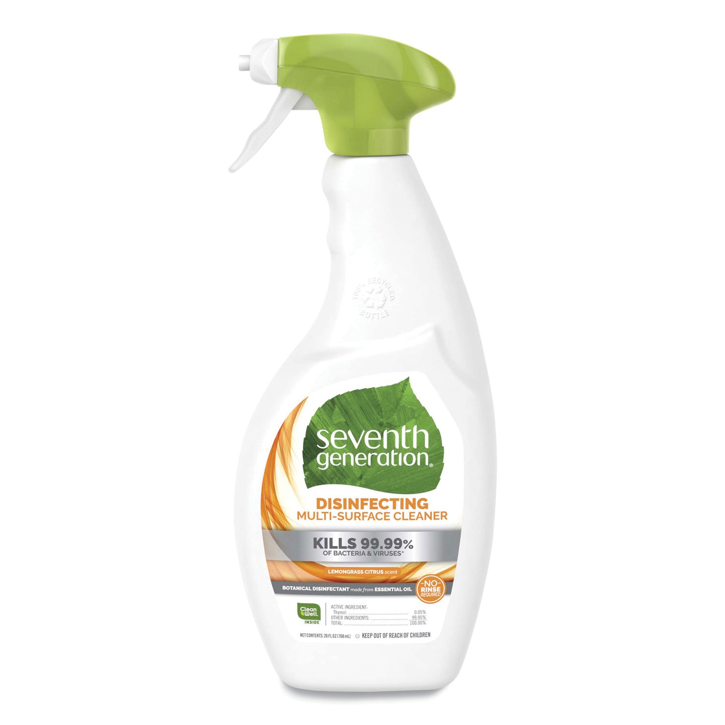 Seventh Generation Botanical Disinfecting Multi-Surface Cleaner, 26 oz Spray Bottle (22810EA)