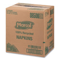 Marcal 100% Recycled Lunch Napkins, 1-Ply, 11.4 x 12.5, White, 400/Pack (6506PK)