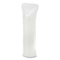 Dart Plastic Lids, Fits 12 oz to 24 oz Hot/Cold Foam Cups, Straw-Slot Lid, White, 100/Pack, 10 Packs/Carton (16SL)