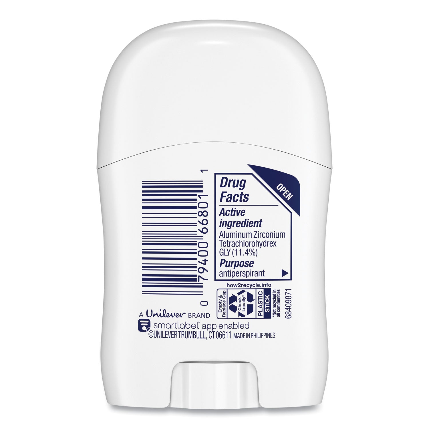 Dove Invisible Solid Antiperspirant Deodorant, Floral Scent, 0.5 oz (66801EA)