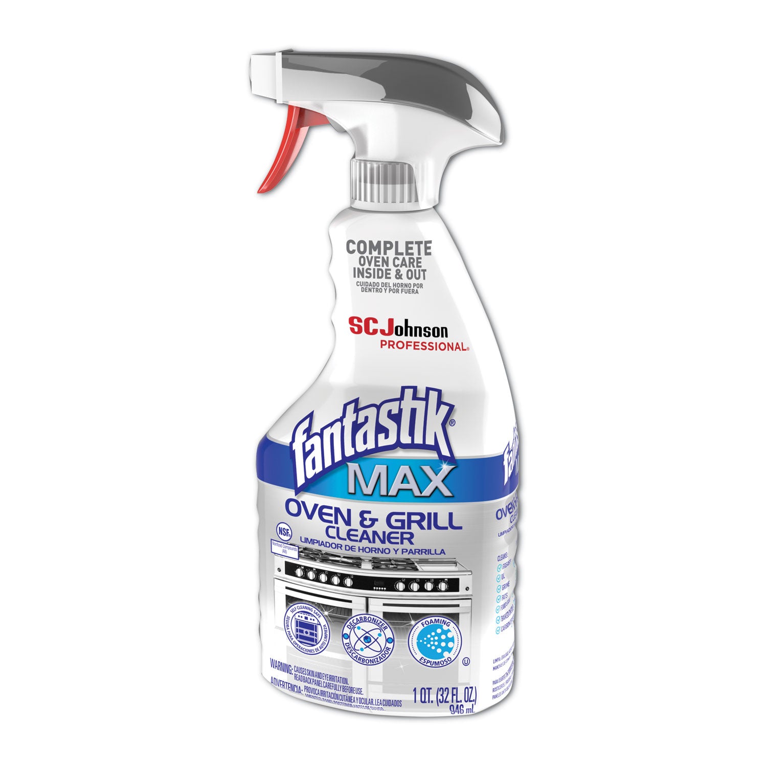 Fantastik MAX Oven and Grill Cleaner, 32 oz Bottle (323562)