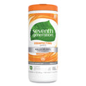 Seventh Generation Botanical Disinfecting Wipes, 7 x 8, Lemongrass Citrus, White, 35 Wipes (22812EA)