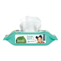 Seventh Generation Free and Clear Baby Wipes, 7 x 7, Unscented, White, 64/Flip Top Pack, 12 Packs/Carton (34208CT)