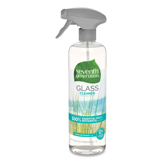 Seventh Generation Natural Glass and Surface Cleaner, Sparkling Seaside, 23 oz Trigger Spray Bottle (44712EA)