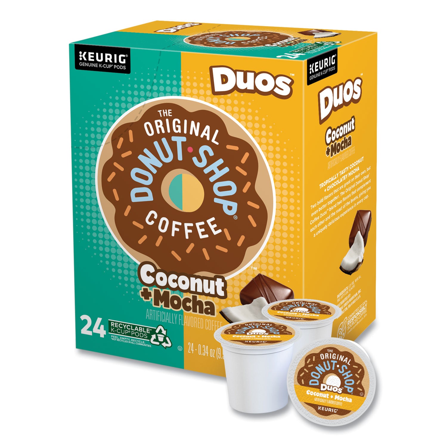 The Original Donut Shop Coconut Mocha K-Cups, 24/Box (6248)