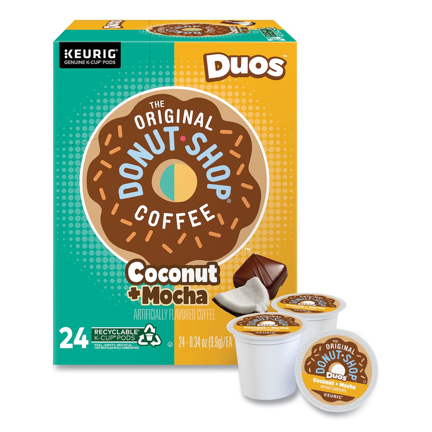 The Original Donut Shop Coconut Mocha K-Cups, 24/Box (6248)