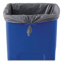 Rubbermaid Commercial Untouchable Square Waste Receptacle, 23 gal, Plastic, Blue (356973BE)