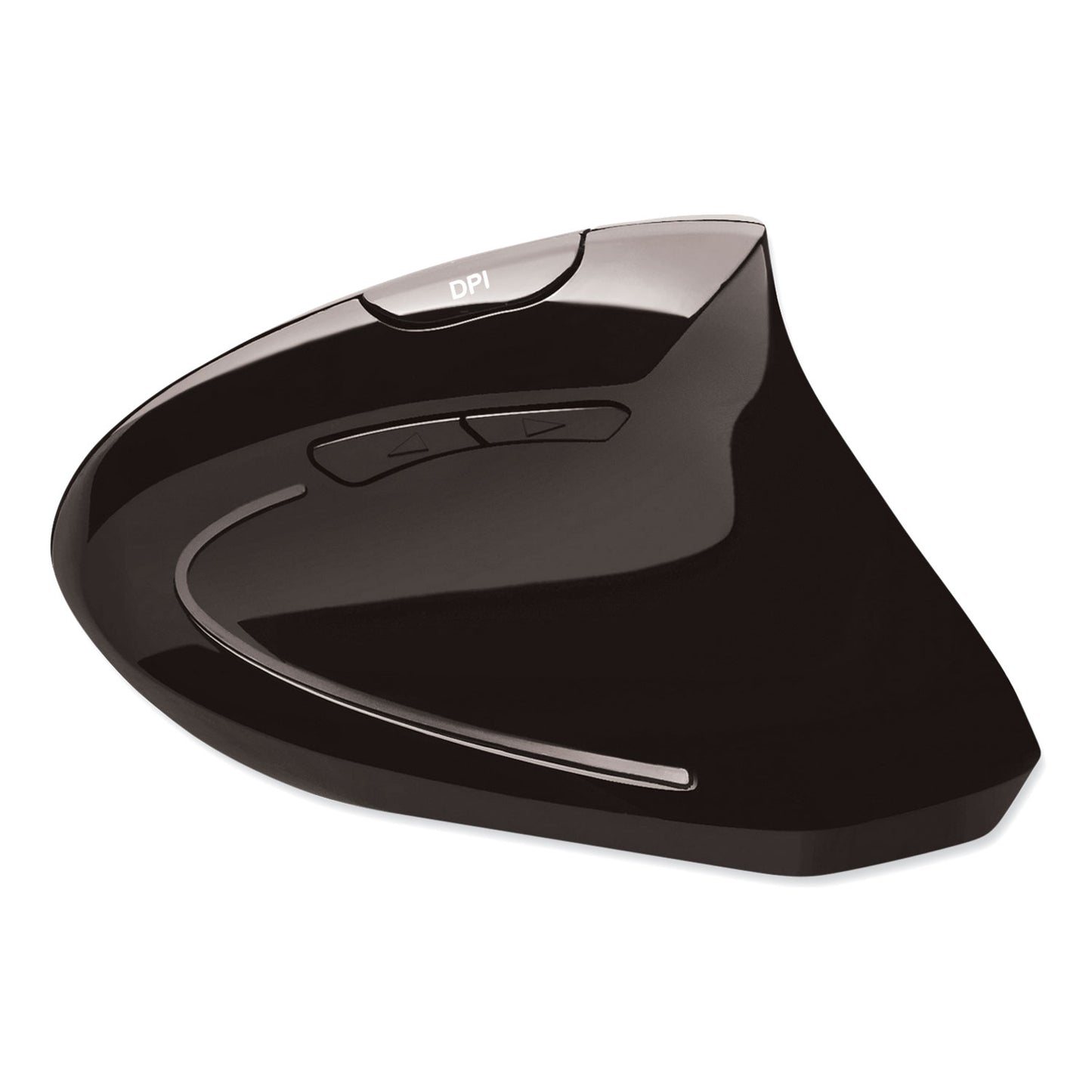 Adesso iMouse E10 Wireless Vertical Ergonomic USB Mouse, 2.4 GHz Frequency/33 ft Wireless Range, Right Hand Use, Black