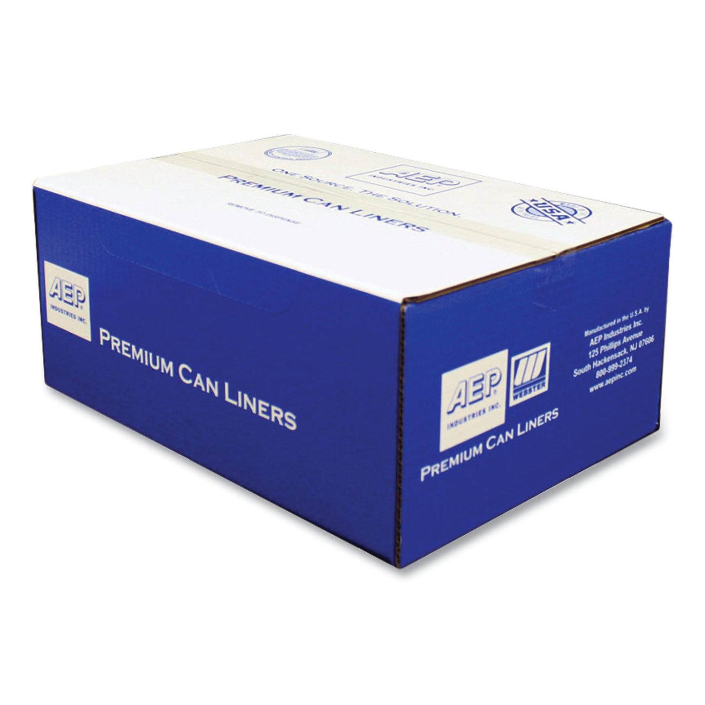 Platinum Plus Can Liners, 60 gal, 1.55 mil, 39" x 56", Gray, 10 Bags/Roll, 5 Rolls/Carton (PLA6070)