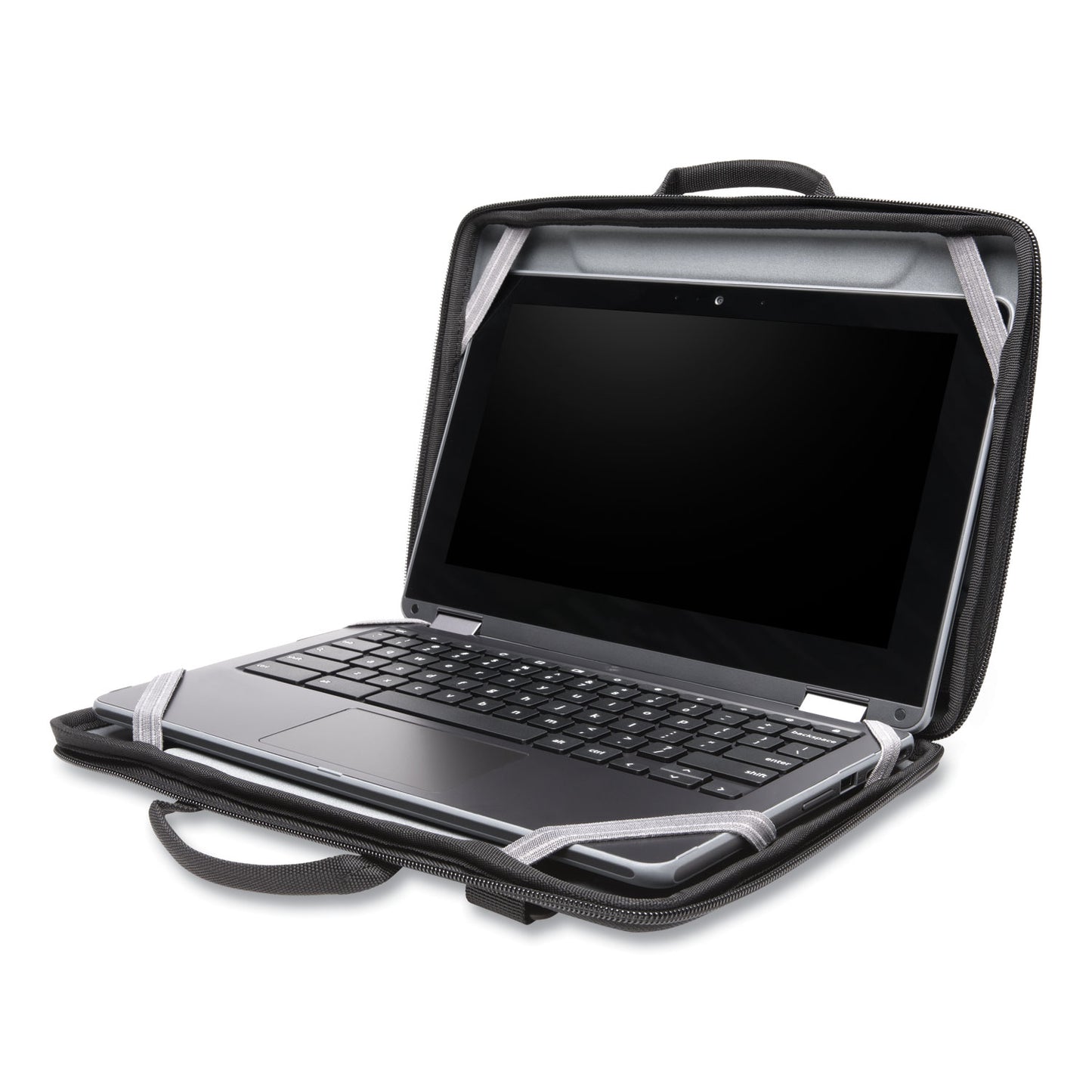 Kensington LS520 Stay-On Case for Chromebooks and Laptops, Fits Devices Up to 11.6", EVA/Water-Resistant, 13.2 x 1.6 x 9.3, Black (60854)