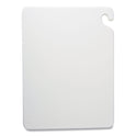 San Jamar Cut-N-Carry Color Cutting Boards, Plastic, 20 x 15 x 0.5, White (CB152012WH)