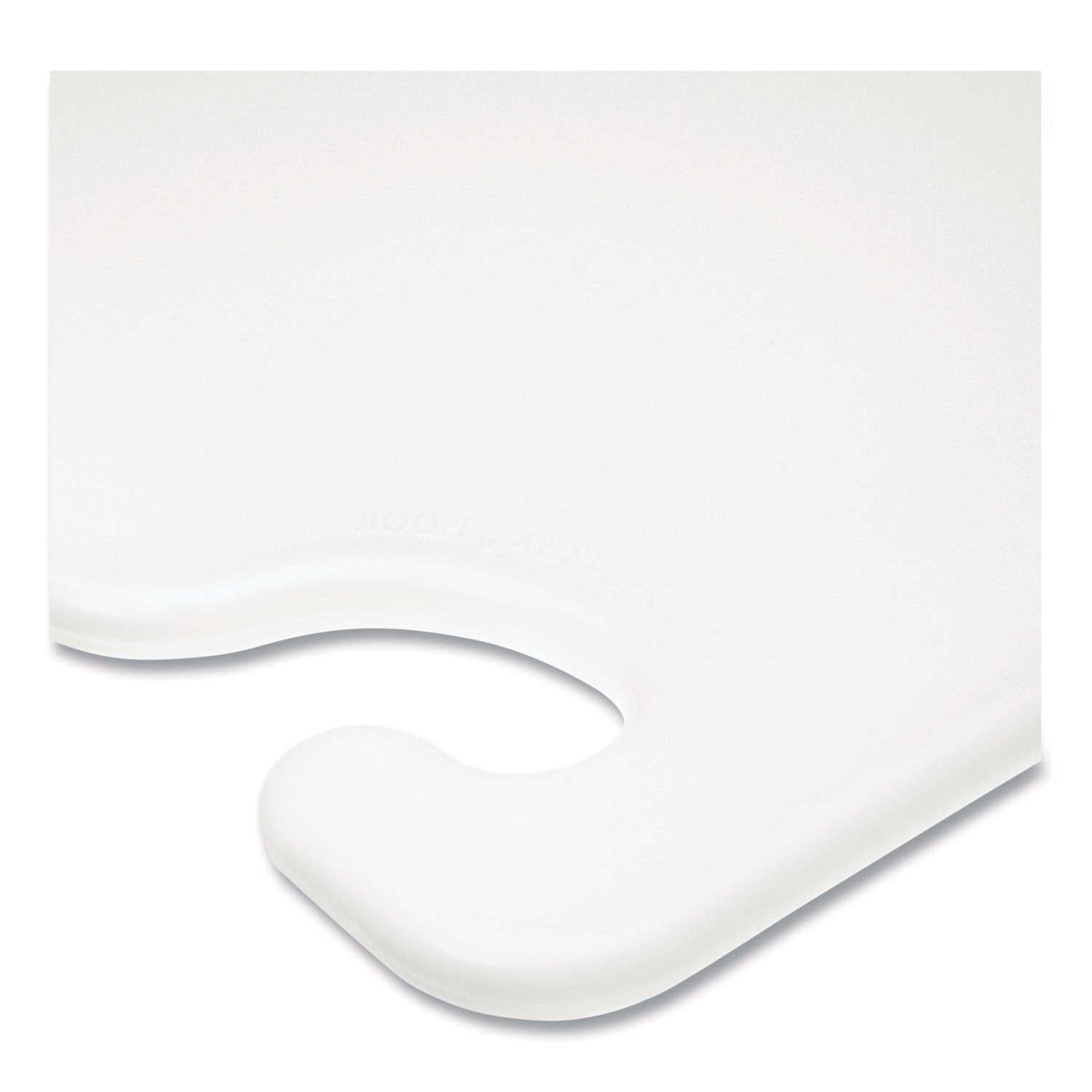 San Jamar Cut-N-Carry Color Cutting Boards, Plastic, 20 x 15 x 0.5, White (CB152012WH)