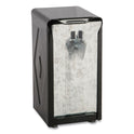 San Jamar Tabletop Napkin Dispenser, Tall Fold, 3.75 x 4 x 7.5, Capacity: 150, Black (H900BK)