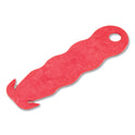 San Jamar Klever Kutter Safety Cutter, 3 Razor Blades, 1" Blade, 4" Plastic Handle, Red (KK403)